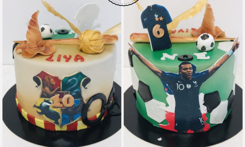 Gateau Double Theme Harry Potter Et Foot L Atelier De Dorothee