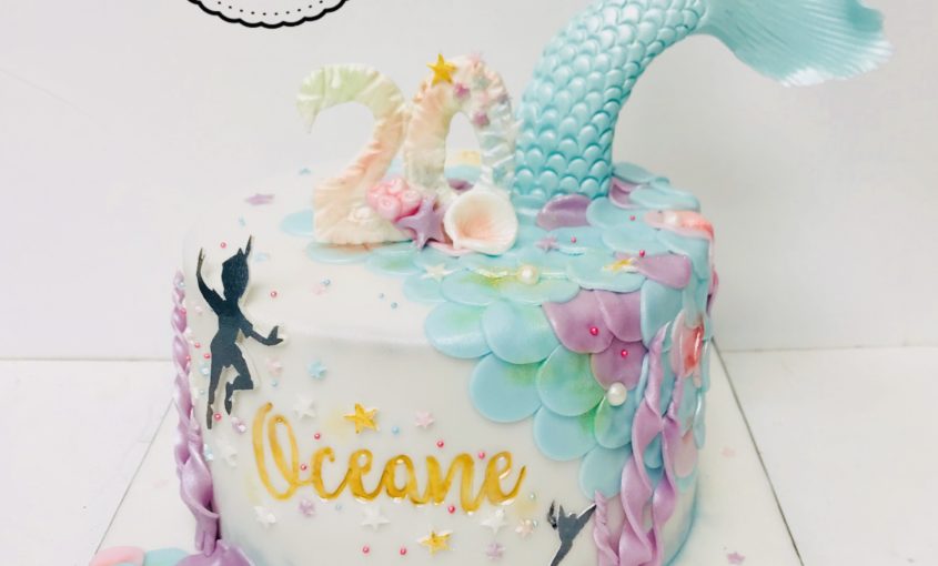 Gateau Disney Petite Sirene Et Peter Pan L Atelier De Dorothee