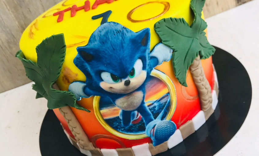 Gateau Sonic L Atelier De Dorothee