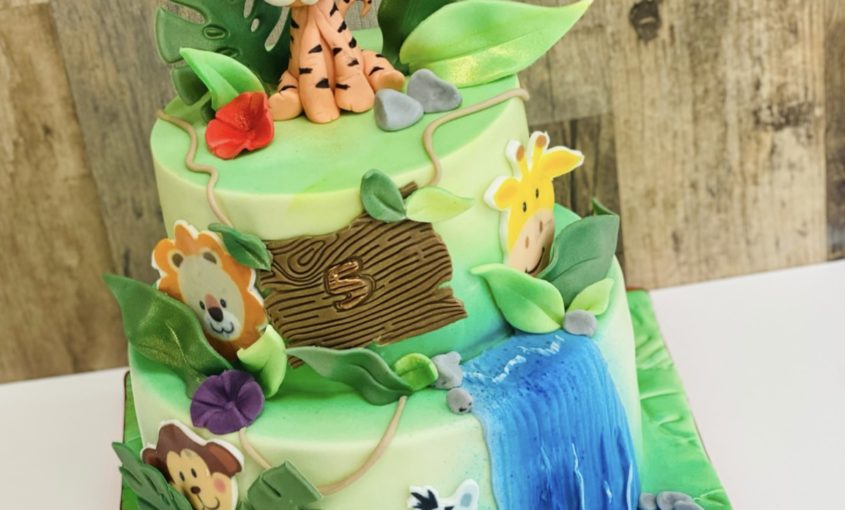 Gateau Animaux De La Jungle L Atelier De Dorothee